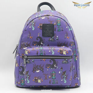 Loungefly Disney Nightmare Before Christmas Halloween Town Backpack New